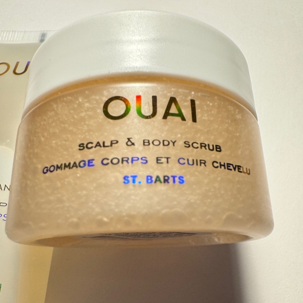 Ouai St Barts Duo Body Wash & Scalp / Body Scrub Travel Sized Sample Mini 1oz - Picture 3 of 6